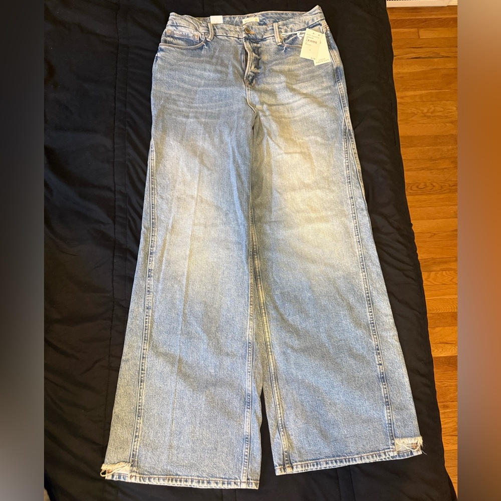 NWT Good American High Rise Light Blue Denim Jeans